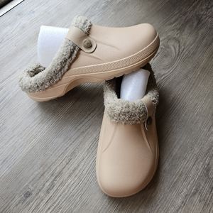 ChayChax Waterproof Fur Lined Slipper Clogs 11.5 , 12, 12.5